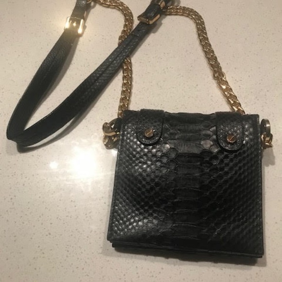 Michael Kors Collection Python Crossbody - Picture 4 of 7